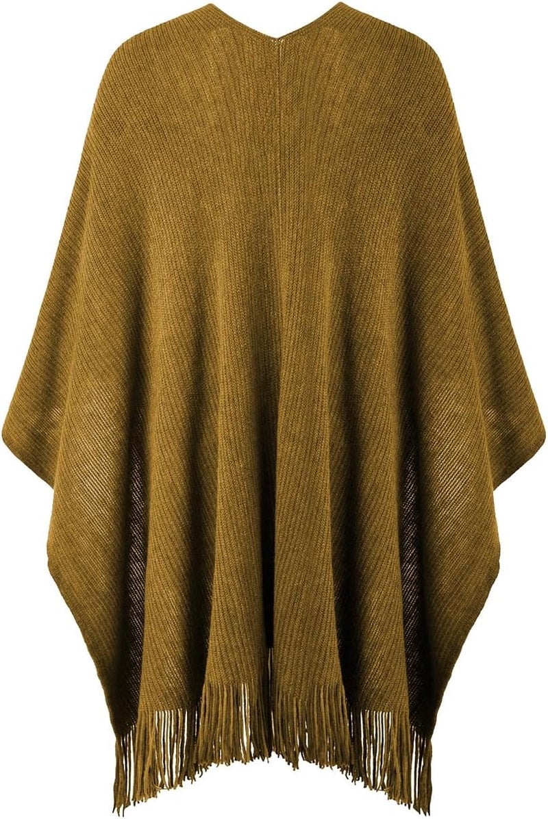 Ferand Shawl Wraps for Women, Cozy Lightweight Poncho Cape with Pockets, Warm for Fall Winter Travel - Image 2